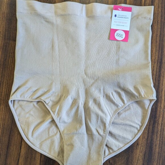 NWT Empetua Beige/Nude High Waisted Shaper Panty. Size XXXL (3XL) - Picture 2 of 5